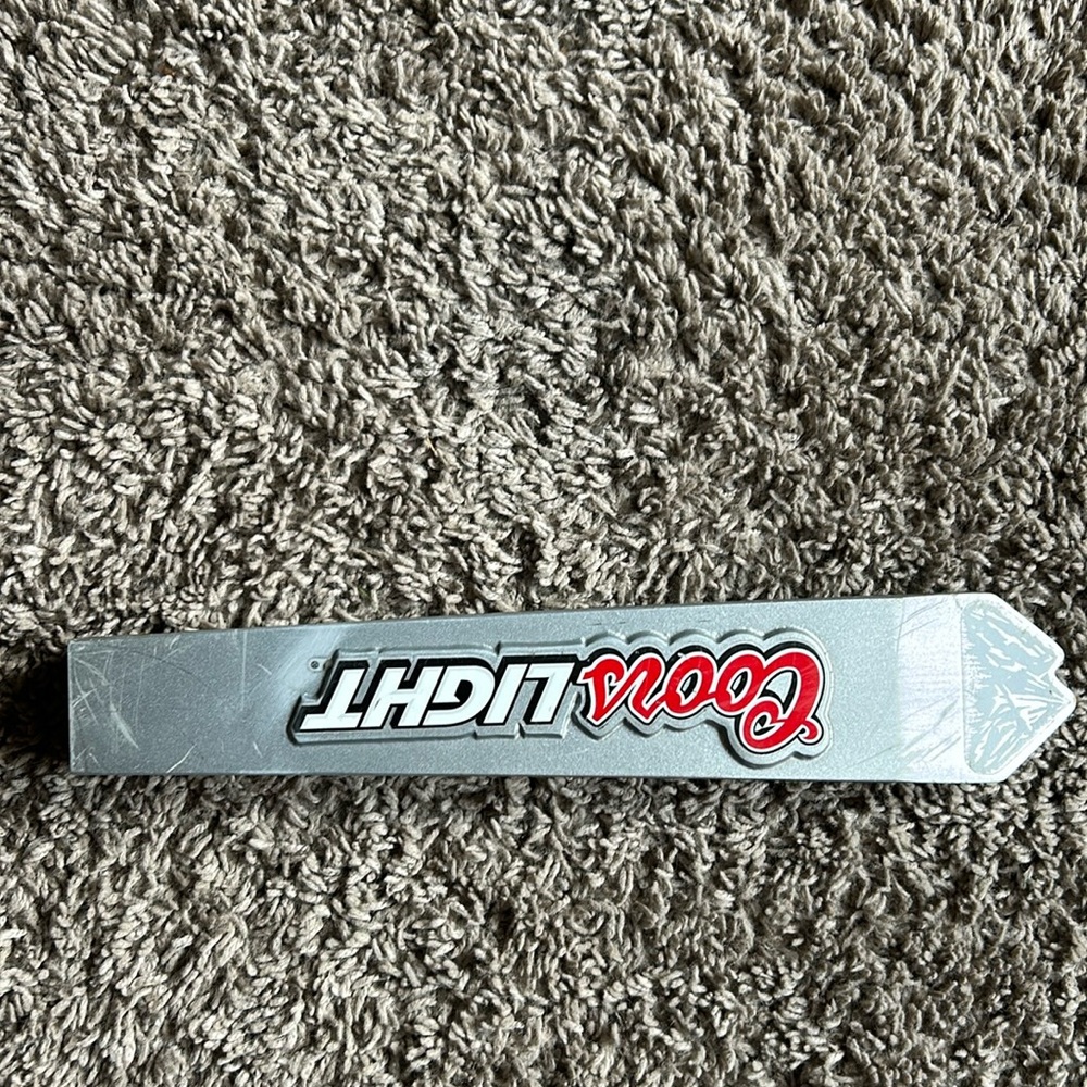 Coors lite tap handle